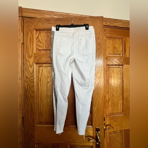 Spanx by Sara Blakely - Side Stripe Distressed Skinny Jeans - Picture 9 of 9